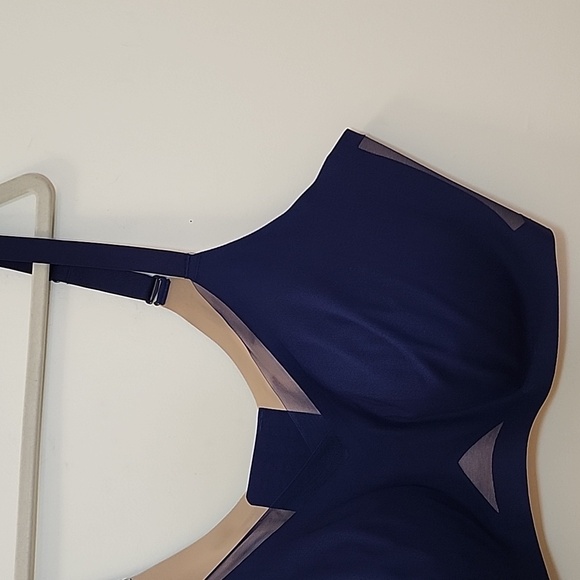 Honeylove Liftwear Crossover Bra Blue Navy  Size 3X - Picture 6 of 16